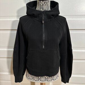 Lululemon Scuba Oversized Half-Zip Hoodie Size M/L Charcoal Black $138
